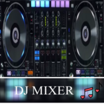 music dj mixer : virtual dj studio songs mixes android application logo